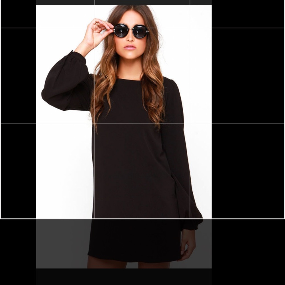 Lulus long sleeve shift dress